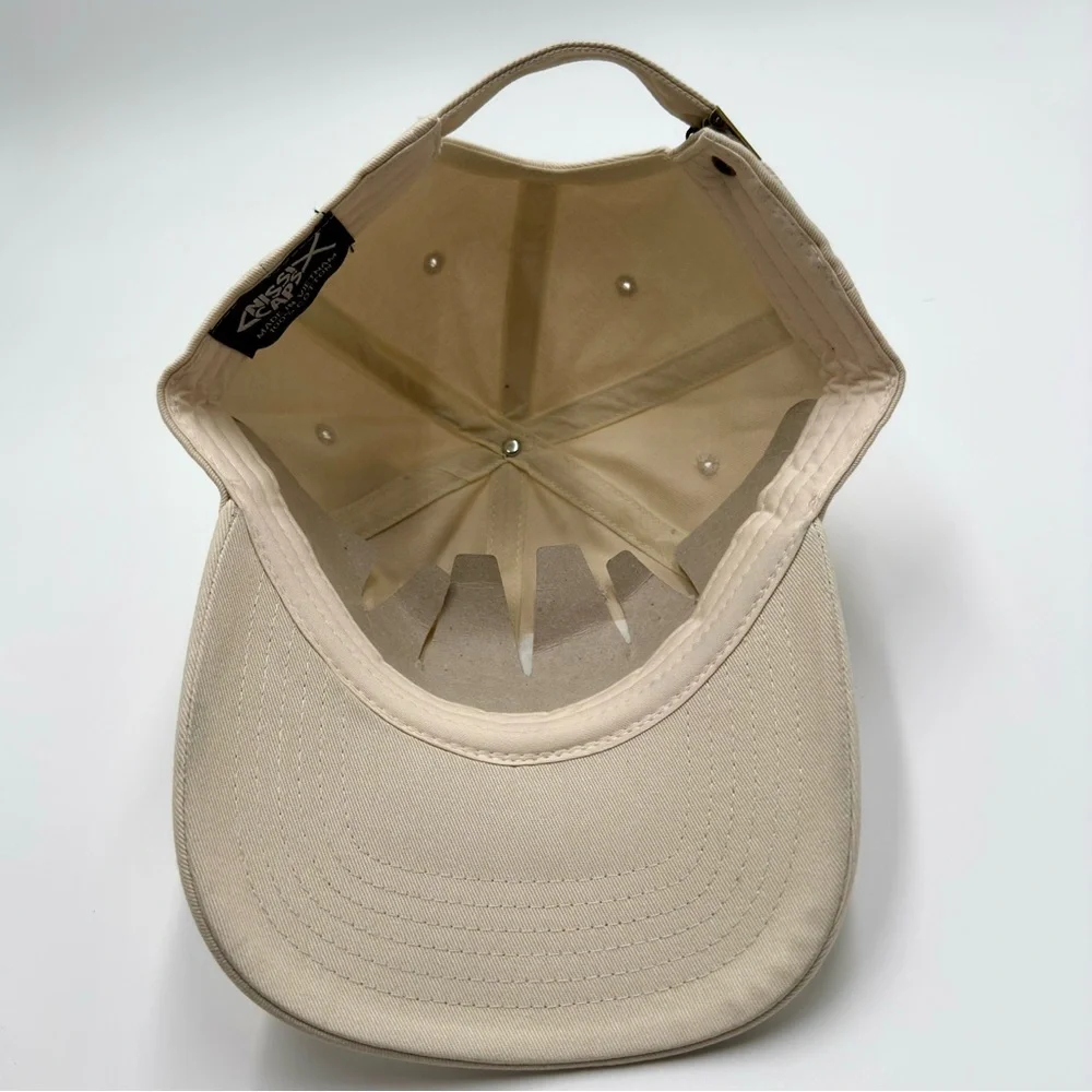 Beige Adjustable Baseball Cap Hat with Chow Chow Dog Embroidery for Men & Women - Picture 7 of 8